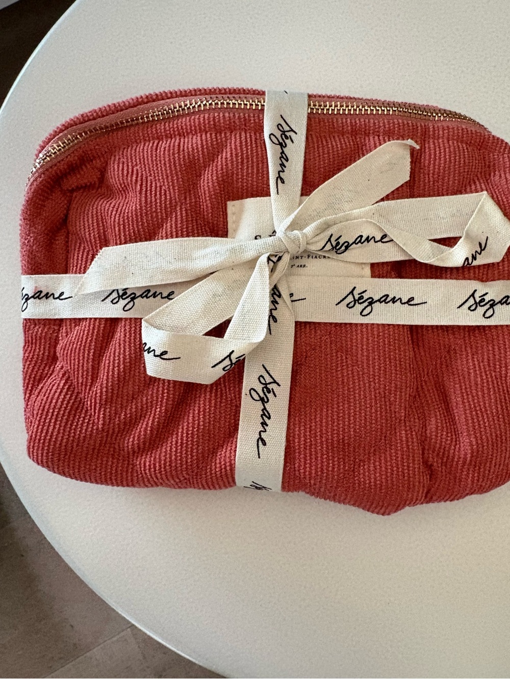 Sezane Quilted Pouch. New.